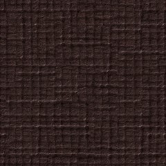Dark brown paper texture with reticulate relief. Seamless square background, tile ready.