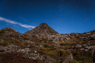 Night sky at Pico, Portugal