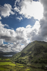 Fototapeta premium Pass im Nationalpark Snowdonia - Wales