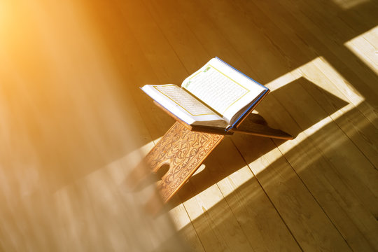 Quran - Holy book in Islam religion at the daylight