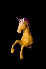 Unicorn - a mythical being symbolizing integrity © dmytrobandak