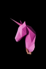 Unicorn - a mythical being symbolizing integrity © dmytrobandak