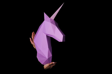 Unicorn - a mythical being symbolizing integrity © dmytrobandak