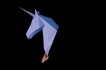 Unicorn - a mythical being symbolizing integrity © dmytrobandak