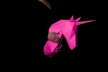 Unicorn - a mythical being symbolizing integrity © dmytrobandak