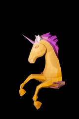 Unicorn - a mythical being symbolizing integrity © dmytrobandak