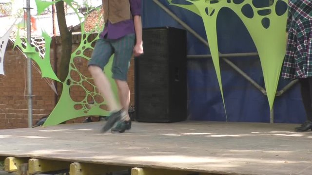 Performance of Irish dances