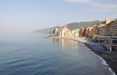 Fototapeta na wymiar Camogli an der ligurischen Riviera