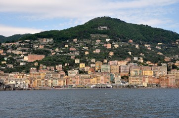 Fototapeta premium Camogli an der ligurischen Riviera