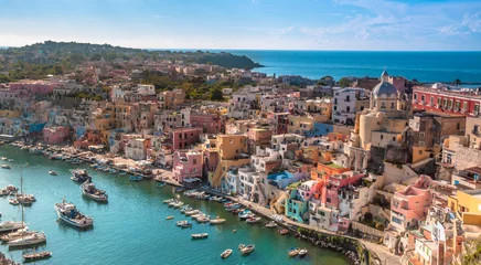 Keuken spatwand met foto The Picturesque island of Procida, Naples, Italy © pfeifferv