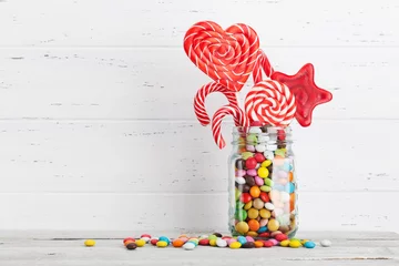 Peel and stick wall murals Sweets Chocolate sweets