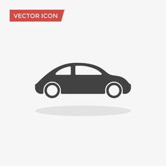 Car Icon in trendy flat style isolated on grey background. Automobile symbol for your web design, logo, UI. Vector illustration, EPS10.