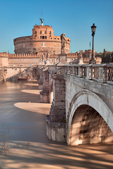 Rome, Castel Sant'Angelo, Tiber river