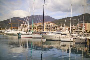 Marine parking of boats and yachts in Montenegro