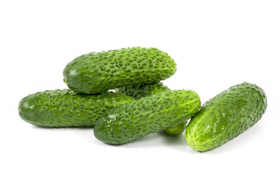 cucumber on white background