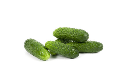 cucumber on white background
