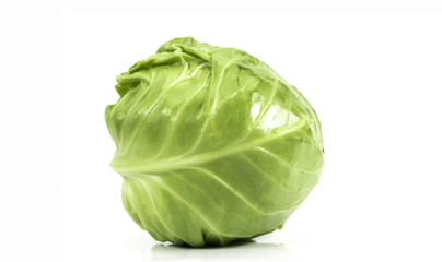 cauliflower on white background