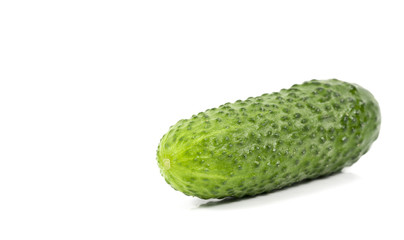 cucumber on white background