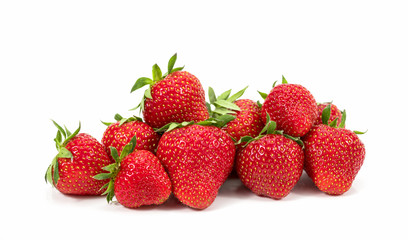 strawberry in a white background