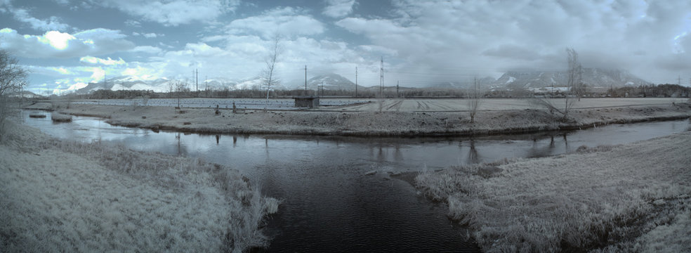 Infrared shot of the canal in Ruethi SG
