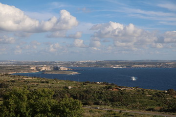Fototapeta premium Mġarr at Island of Gozo Malta, Mediterranean Sea 
