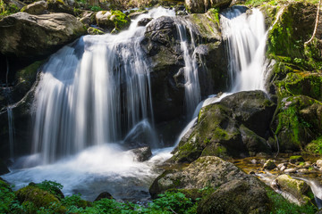 Germany, Destination beautiful waterfalls of Germany in black forest town triberg