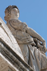 Obraz premium particolare facciata santa francesca romana