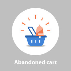 Abandoned cart remainder, shopping and marketing strategy, sales improvement - 204813530