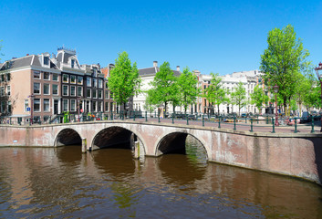 Obraz premium Houses of Amstardam, Netherlands