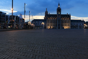 Fototapeta premium La piazza grande di Sint Niklaas