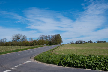 Fototapeta na wymiar Danish Countryside landscape