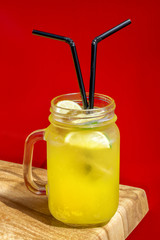 yellow citrus lemonade