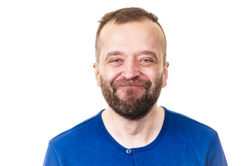 Fototapeta premium Nice adult bearded guy