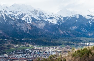 Fototapeta na wymiar Blick über Innsbruck