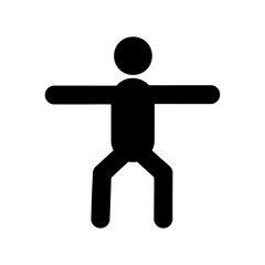 Vector to squat icon