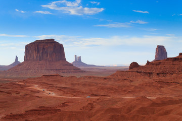 Obraz na płótnie Canvas Monument Valley panorama, Arizona USA