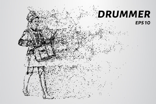 The drummer of the particles. From drummer tears off part of the wind