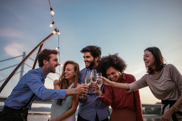 Drinks with good friends