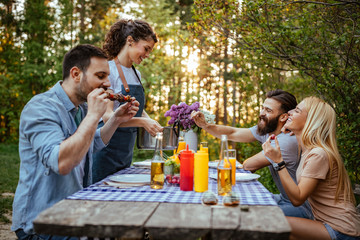 They throw the best barbecue parties