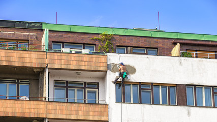 Reconstruction of an European Apartment Building, Repair of Building Flat Facade