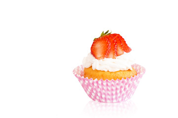 Strawberry cupcake
