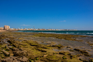 Cadiz view. A sunny day in Cadiz. Andalusia, Spain. Picture taken – 6 may 2018.