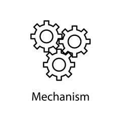 mechanism icon. Element of web icon with name for mobile concept and web apps. Detailed mechanism icon can be used for web and mobile. Premium icon