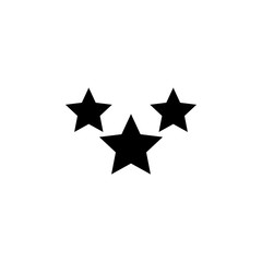 three stars icon. Element of military for mobile concept and web apps. Detailed three stars icon can be used for web and mobile. Premium icon