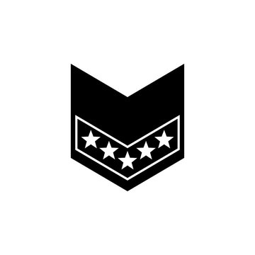 military rank icon. Element of military for mobile concept and web apps. Detailed military rank icon can be used for web and mobile. Premium icon