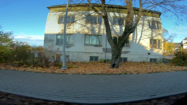 2691_View_of_the_houses_on_the_roadside_in_Rakvere_Estonia.mov