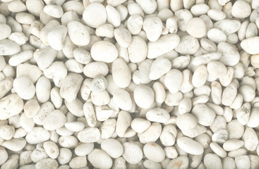 Natural white stone pattern for background. Stone gravel texture.
