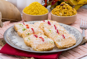 Indian Sweet Food Chena Toast