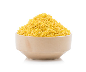  Indian Salty Snack Sev Namkeen isolated on White Background