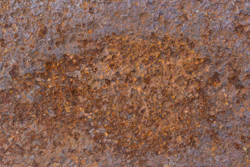 Rusted metal surface